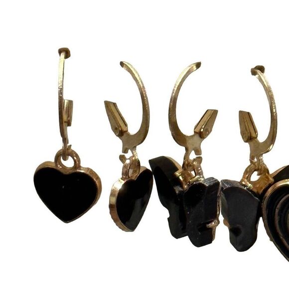 NWOT Heart and butterfly earring bundle - Picture 3 of 5